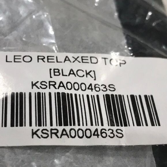 KILLSTAR Leo Relaxed Top | Unisex Fit | Black Cotton One-Of-A-Kind Design Tee S - Picture 4 of 5